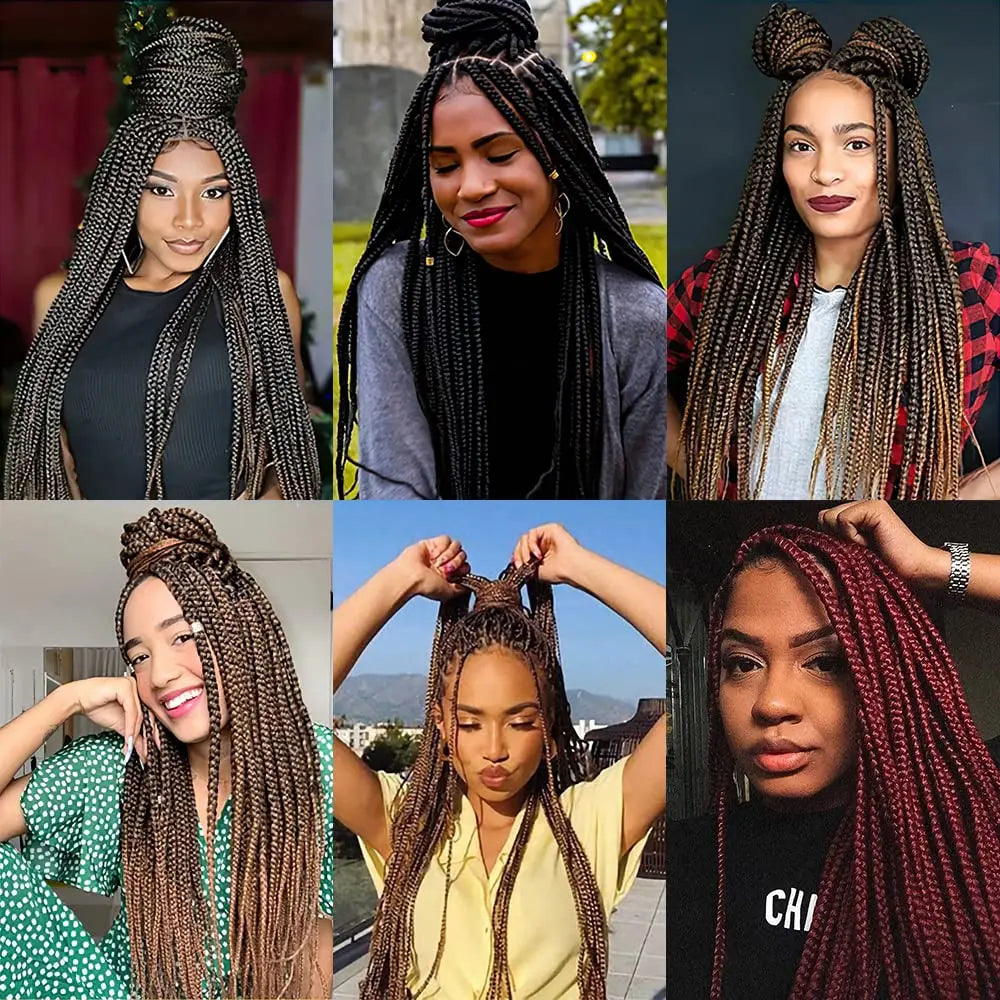 Radiant 36-Inch Micro Braided Lace Front Wig ATHLEXES