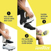 Premium Tall Silicone Cycling Shoe Covers - Waterproof & Windproof Overshoes ATHLEXES
