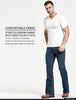 LGRGC Men's Warm Stretch Denim Boot Cut Jeans ATHLEXES