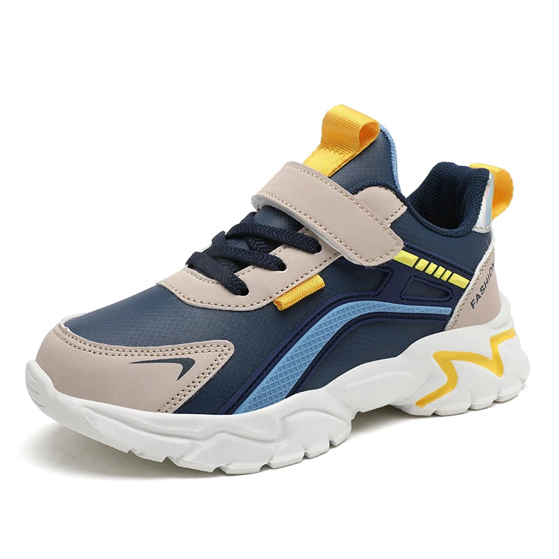 AquaStride Kids Waterproof Leather Sneakers ATHLEXES