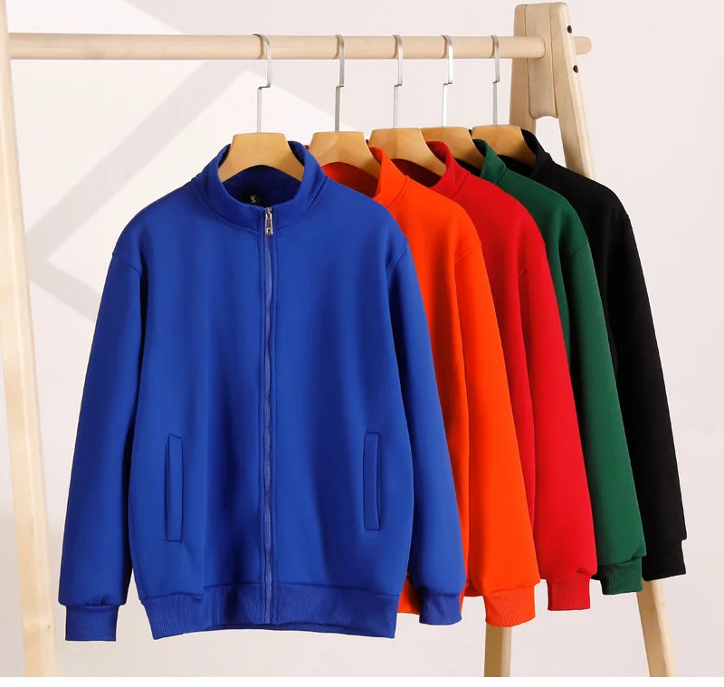 Custom Embroidered Zippered Jackets for Teams ATHLEXES
