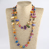 Rainbow Crystal Shell Necklace for Womenâ??s Gift ATHLEXES