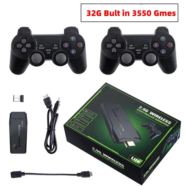 RetroMax 4K HD Game Console with Dual Controllers ATHLEXES