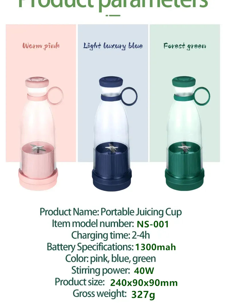 BlendPro Portable Juice Cup with 6 Blades ATHLEXES
