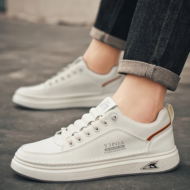 BreatheEasy Leather Casual Sneakers for Men ATHLEXES