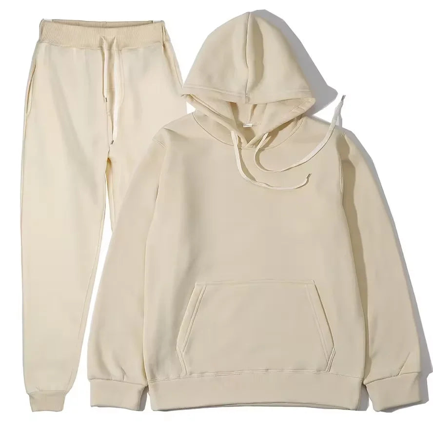 Velvet Warm Hoodie and Jogging Pants Set ATHLEXES