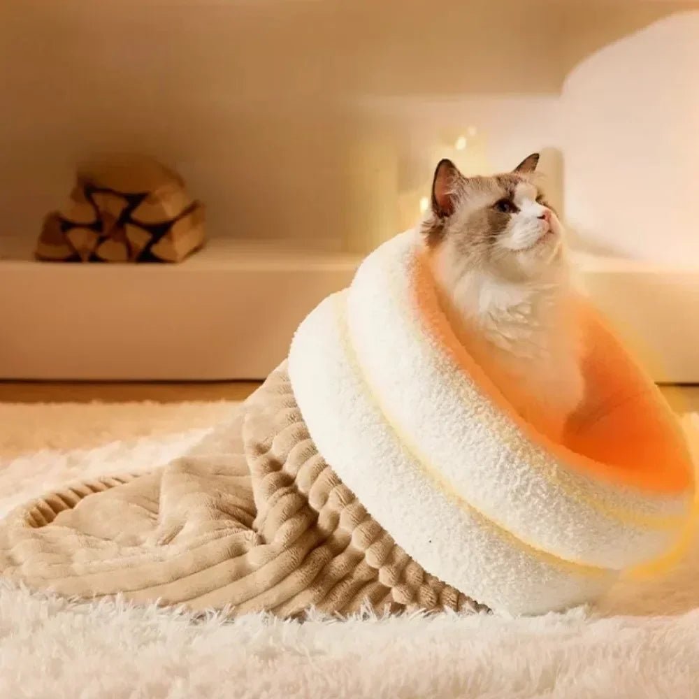 Soft Plush Cat Sleeping Bag ATHLEXES