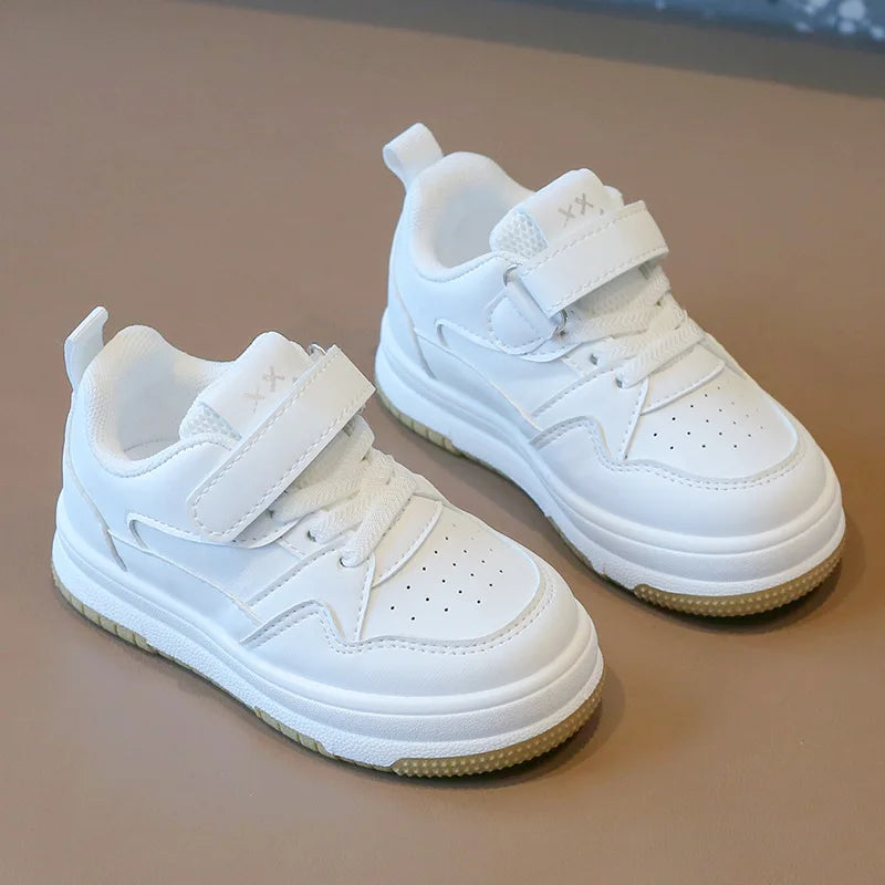 Spring & Autumn Kids' Lightweight White Sports Shoes ATHLEXES