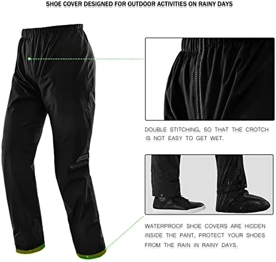 SULAITE Ultrathin Waterproof Rain Suit for All Weather ATHLEXES