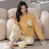 Cozy Cartoon Maternity Pajama Set for Moms ATHLEXES