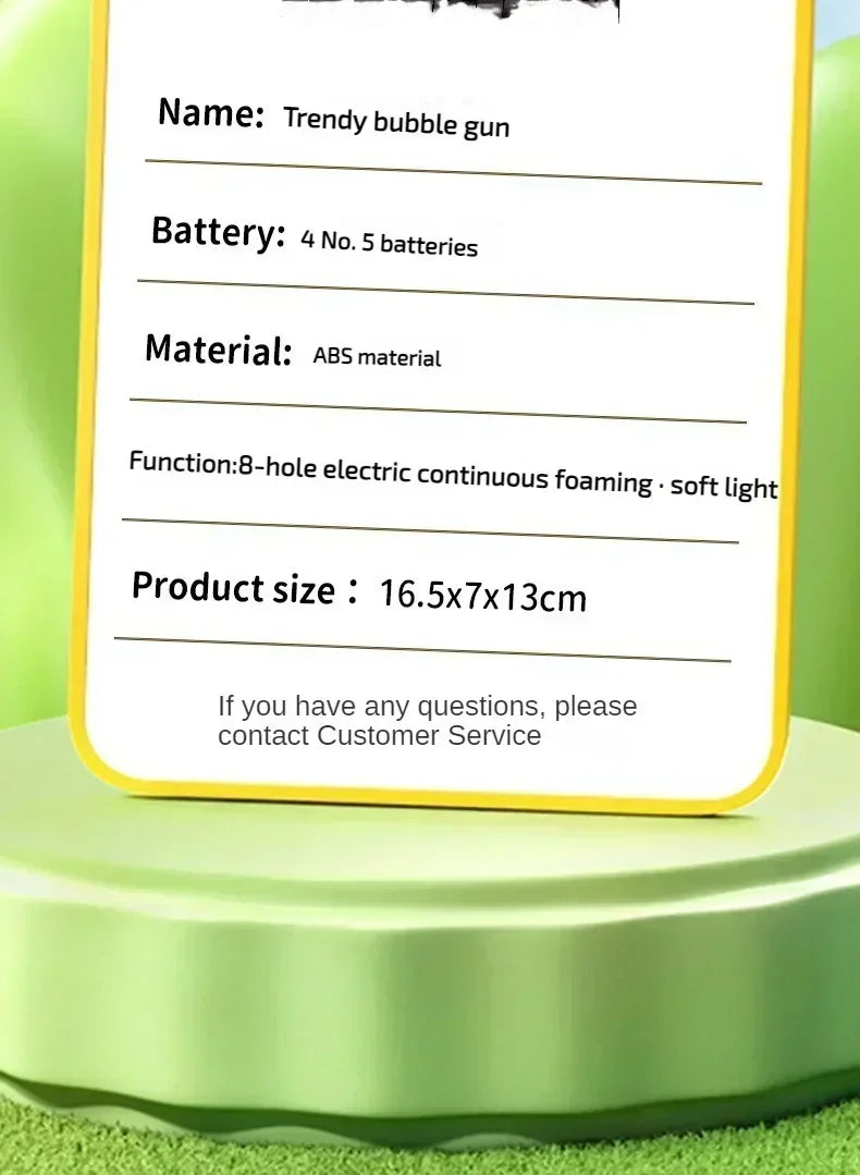 Fantasy Bubble Blaster for Kids Outdoor Fun ATHLEXES