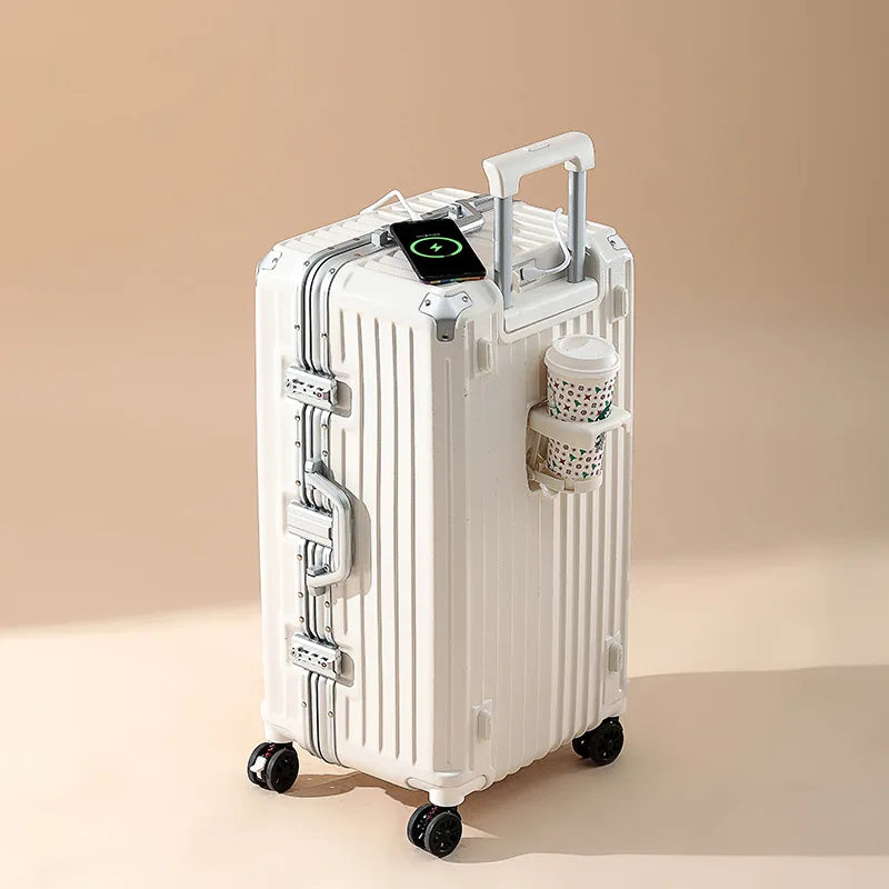 RSRDDY Durable USB Charging Luggage Set ATHLEXES