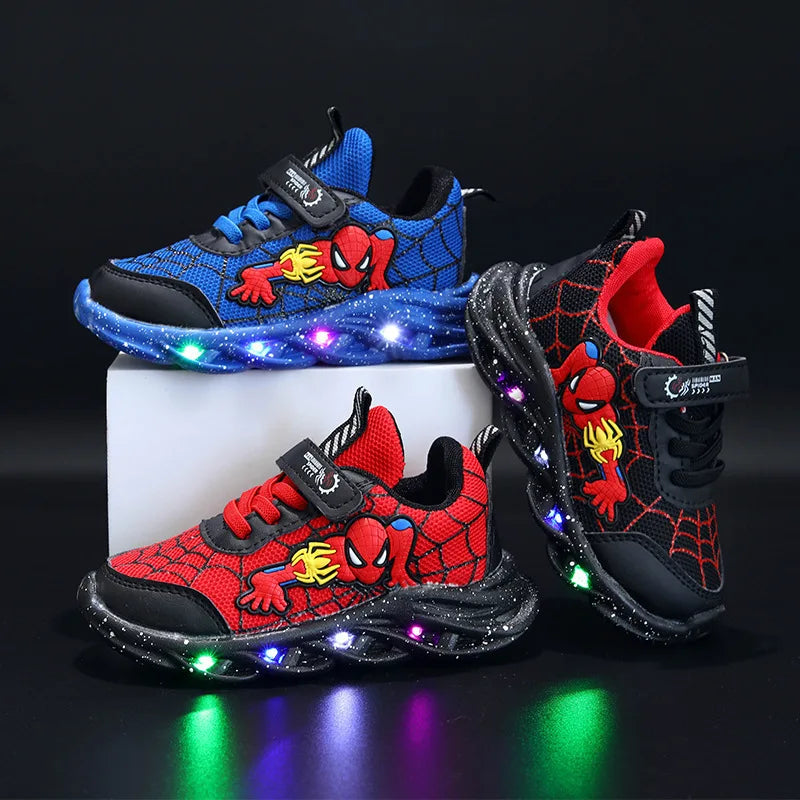 SpiderLight Kids LED Sneakers for Boys ATHLEXES