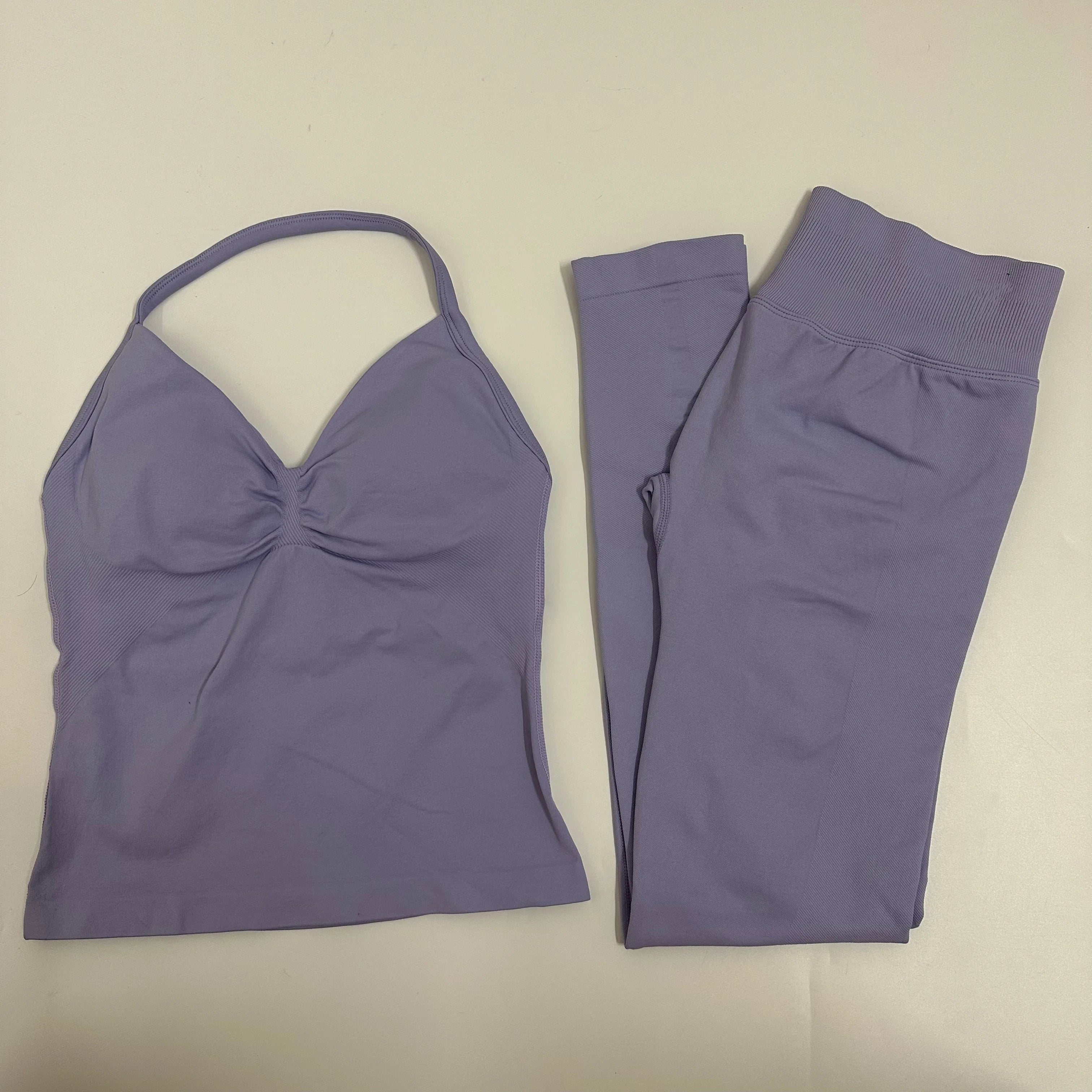ElevateFit Backless Yoga Leggings and Tank Set ATHLEXES