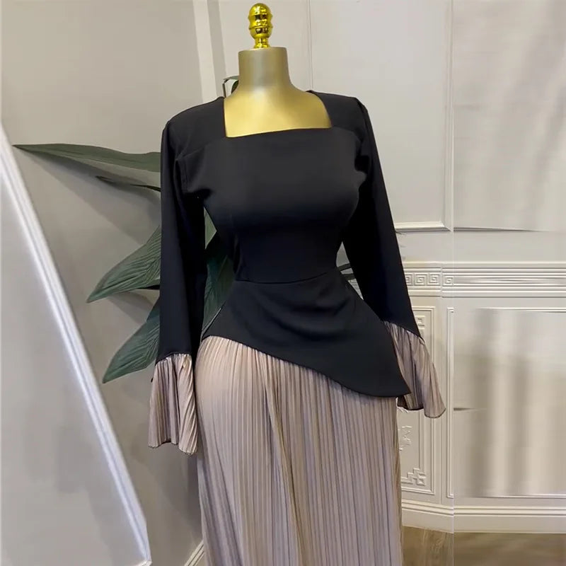 Chic Elegance Flare Maxi Dress for Women ATHLEXES