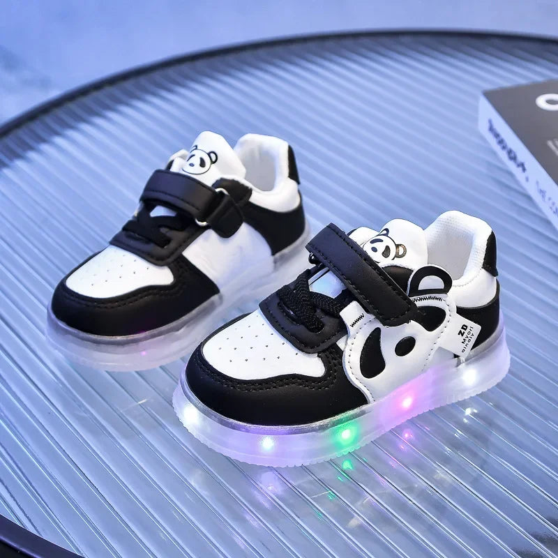 Luminous Cartoon Girls' Casual Spring Sneakers ATHLEXES