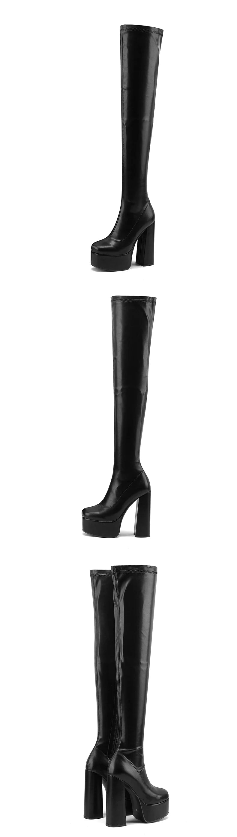 ChicSquare Over-The-Knee High Heel Boots ATHLEXES