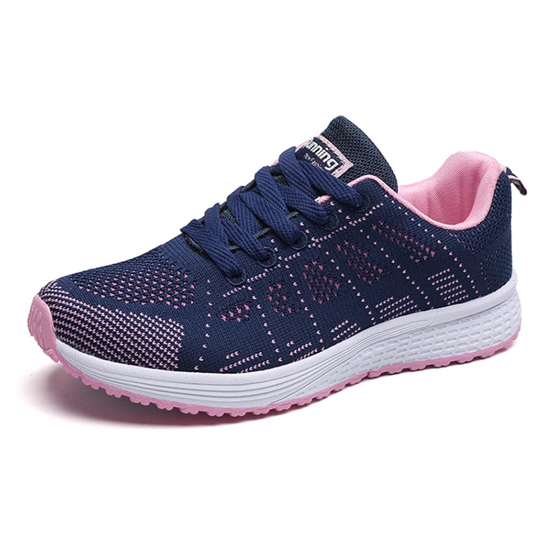 BreatheEasy Women's White Athletic Sneakers for Sport and Casual Wear ATHLEXES