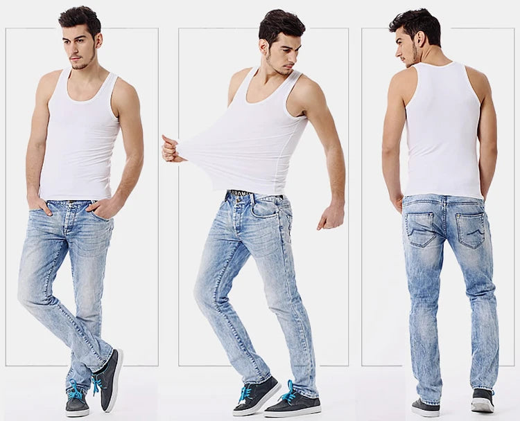 Men's Cotton Slim Fit Casual Fitness Vest ATHLEXES