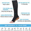 Varicose Vein Relief: S-XXL Toeless Compression Socks ATHLEXES