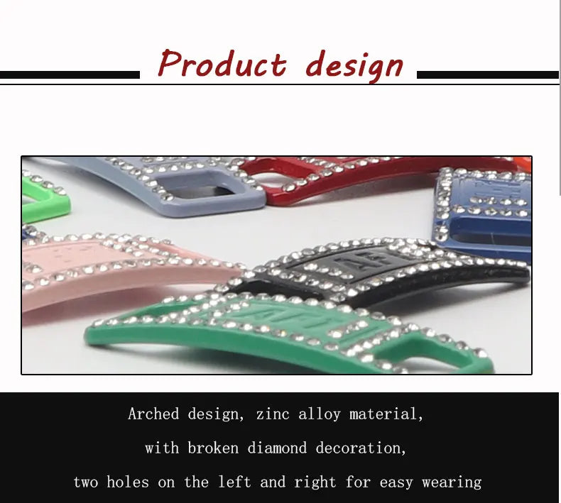 Diamond Luxury AF1 Shoelace Charms with Metal Buckle ATHLEXES