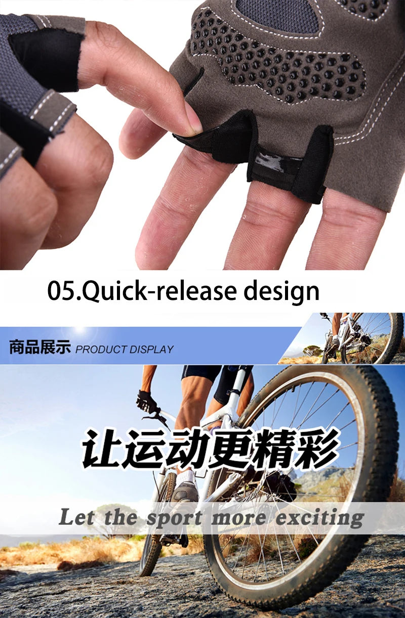CycloGrip Half Finger Training Gloves for Men & Women ATHLEXES