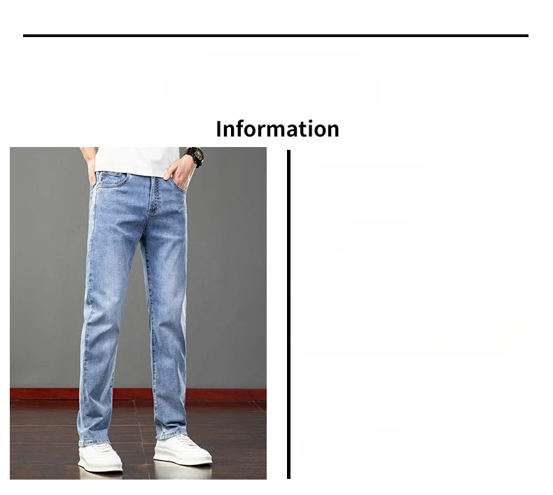Classic Fit Men's Slim Stretch Denim Jeans ATHLEXES