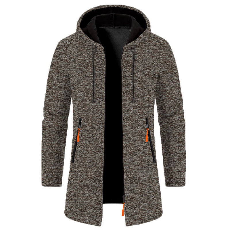 Urban Luxe Zippered Hoodie: Oversized Black Winter Sweatwear ATHLEXES