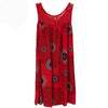 Elegant Lace Print Plus Size Sleeveless Dress ATHLEXES