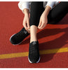 Breathable Mesh Lace Up Flat Sneakers for Women in Pink and Black ATHLEXES