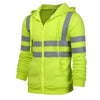 Reflective Fleece Hoodie Jacket for Sanitation Workers ATHLEXES
