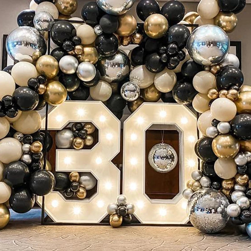 Giant LED Birthday Number Frame for Celebrations ATHLEXES