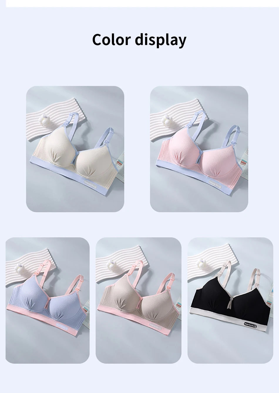 SoftEase Maternity Nursing Bralette with Front Support ATHLEXES
