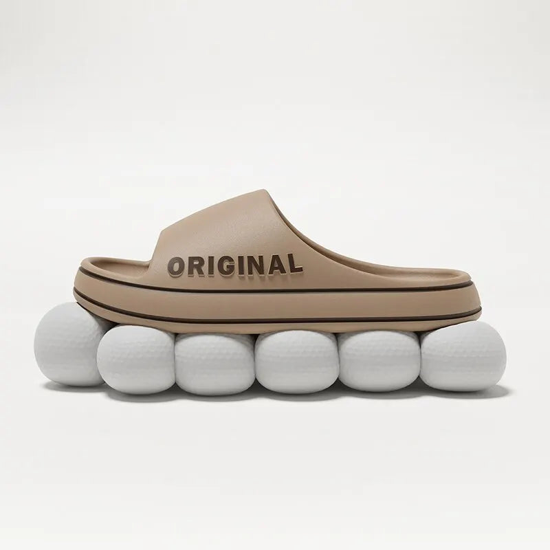Feslishoet Luxe Letter Slides for All Seasons ATHLEXES