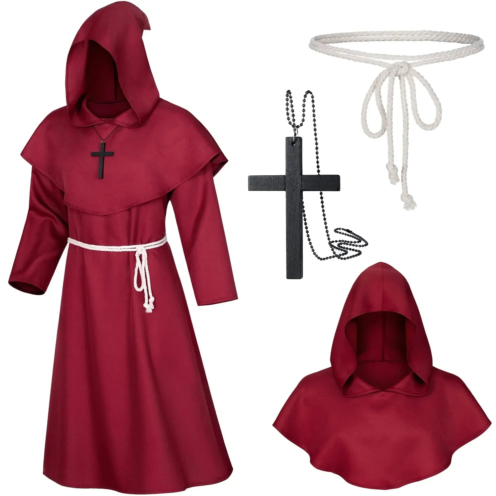 Ethereal Monk Cloak & Sorcerer Costume Set ATHLEXES