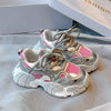 Chic Pink Leather Running Shoes for Young Girls ATHLEXES