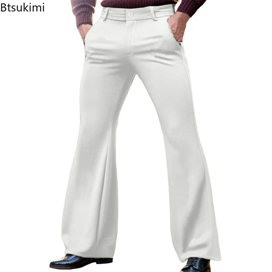 Elegant Plus Size Men's Flare Trousers ATHLEXES