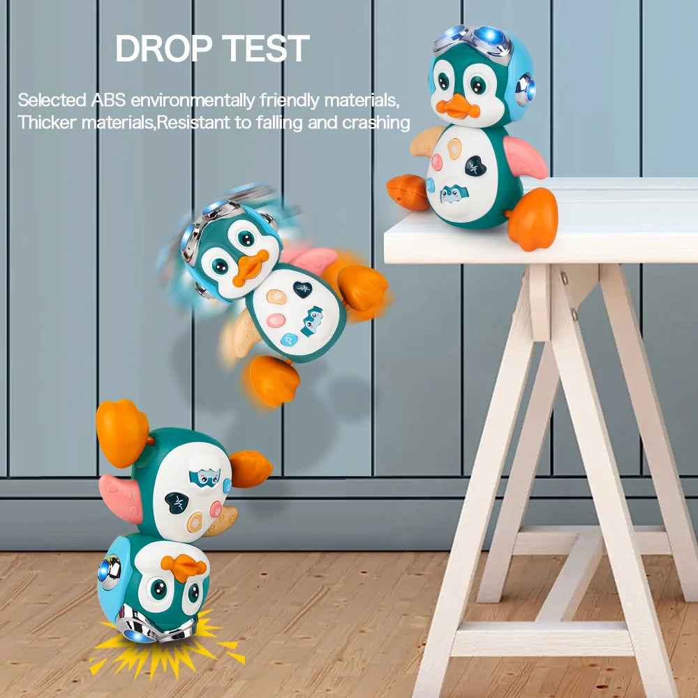 Musical Penguin Interactive Crawling Toy ATHLEXES
