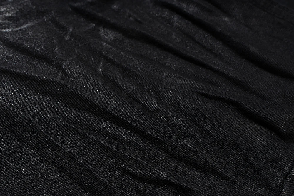 Urban Chic Black Flare Denim Trousers ATHLEXES