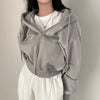 Chic Korean Fleece Lined Hoodie Jacket ATHLEXES