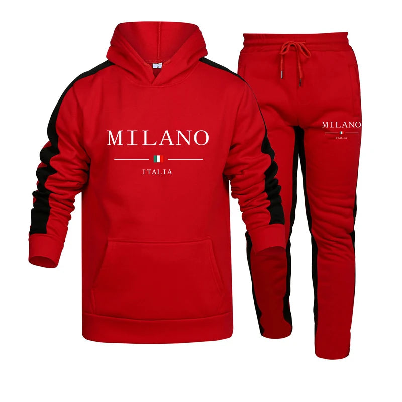UrbanSport Men's Hooded Tracksuit Set ATHLEXES