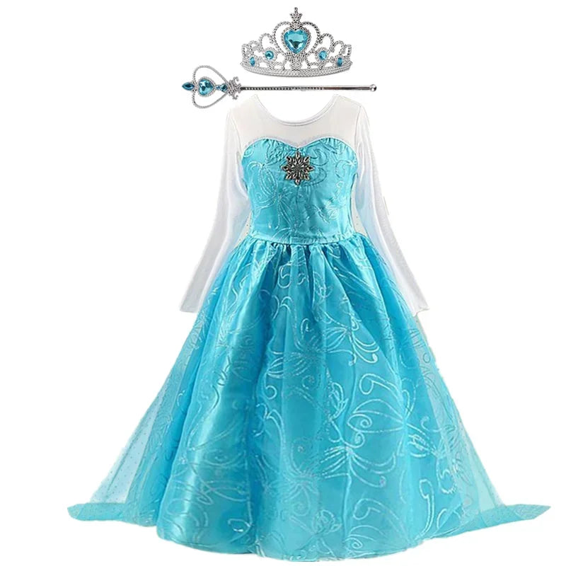 Elsa Enchantment Dress for Girls 3-10 Yrs ATHLEXES