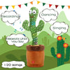 Singing Cactus Toy with LED and 120 Fun Songs ATHLEXES