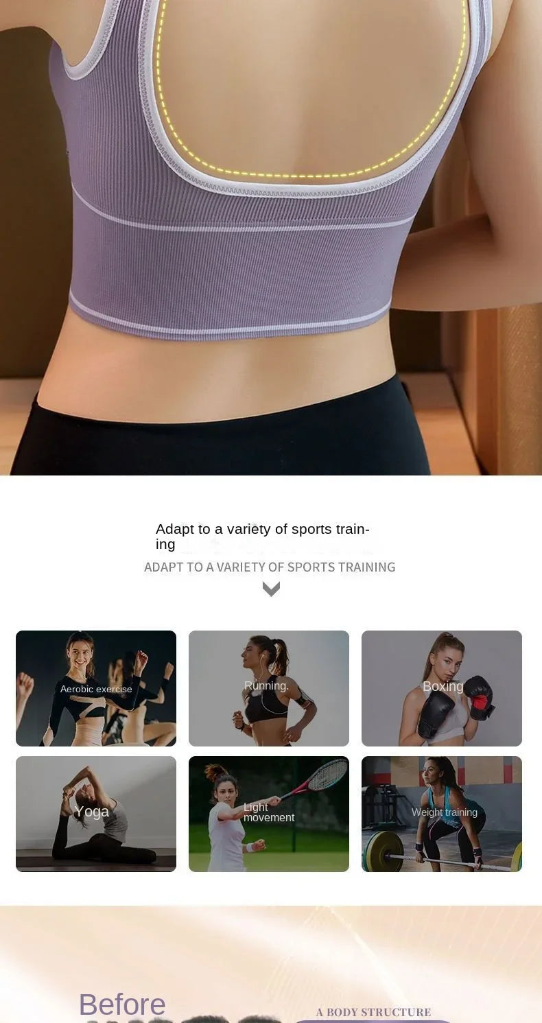 Elegant U-Shaped Women's Sports Vest ATHLEXES