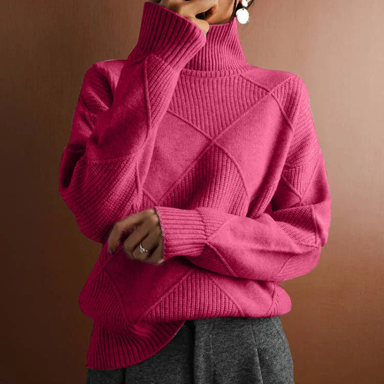 Women Loose Pullover Knitted Sweater ATHLEXES