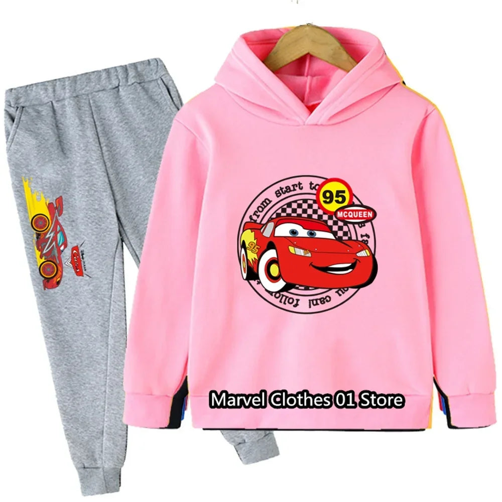 Lightning McQueen Kids Hoodie and Pants Set ATHLEXES