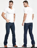 LGRGC Men's Warm Stretch Denim Boot Cut Jeans ATHLEXES