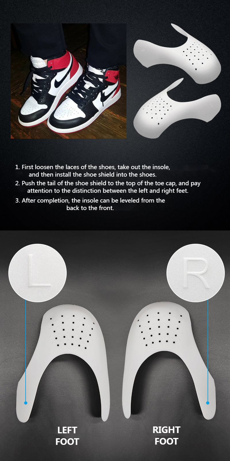 CreaseGuard AF1/AJ Sneaker Protector Expander ATHLEXES