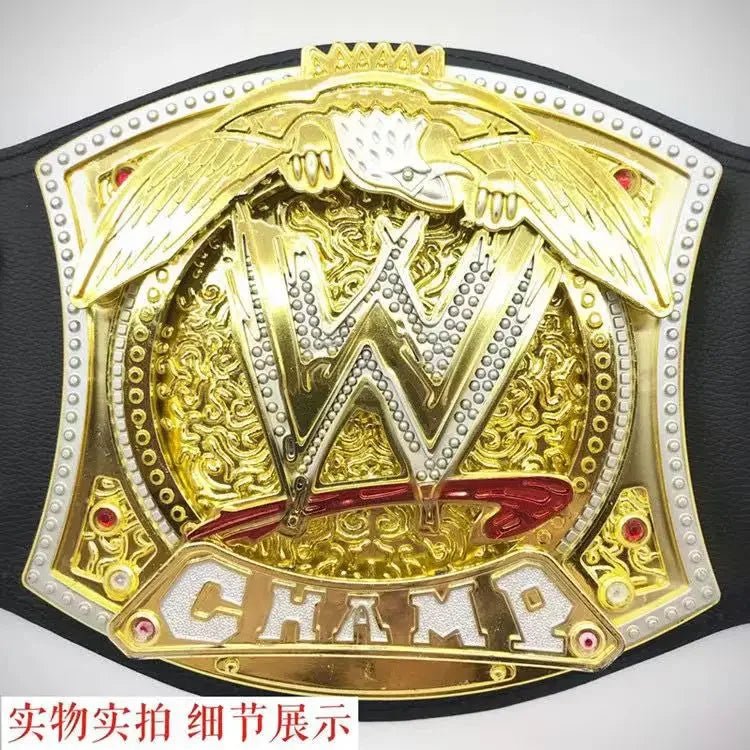 Gold Wrestling Trophy Belt for Halloween and Collectibles ATHLEXES