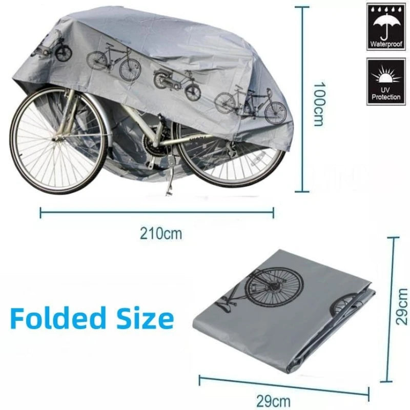 All-Weather MTB Bicycle Rain Cover and Sun Shield ATHLEXES